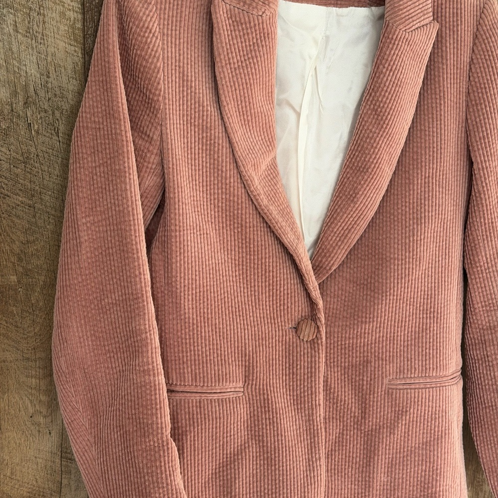La Petite Francaise Paris Dusty Rose Lined Jacket - Picture 8 of 16